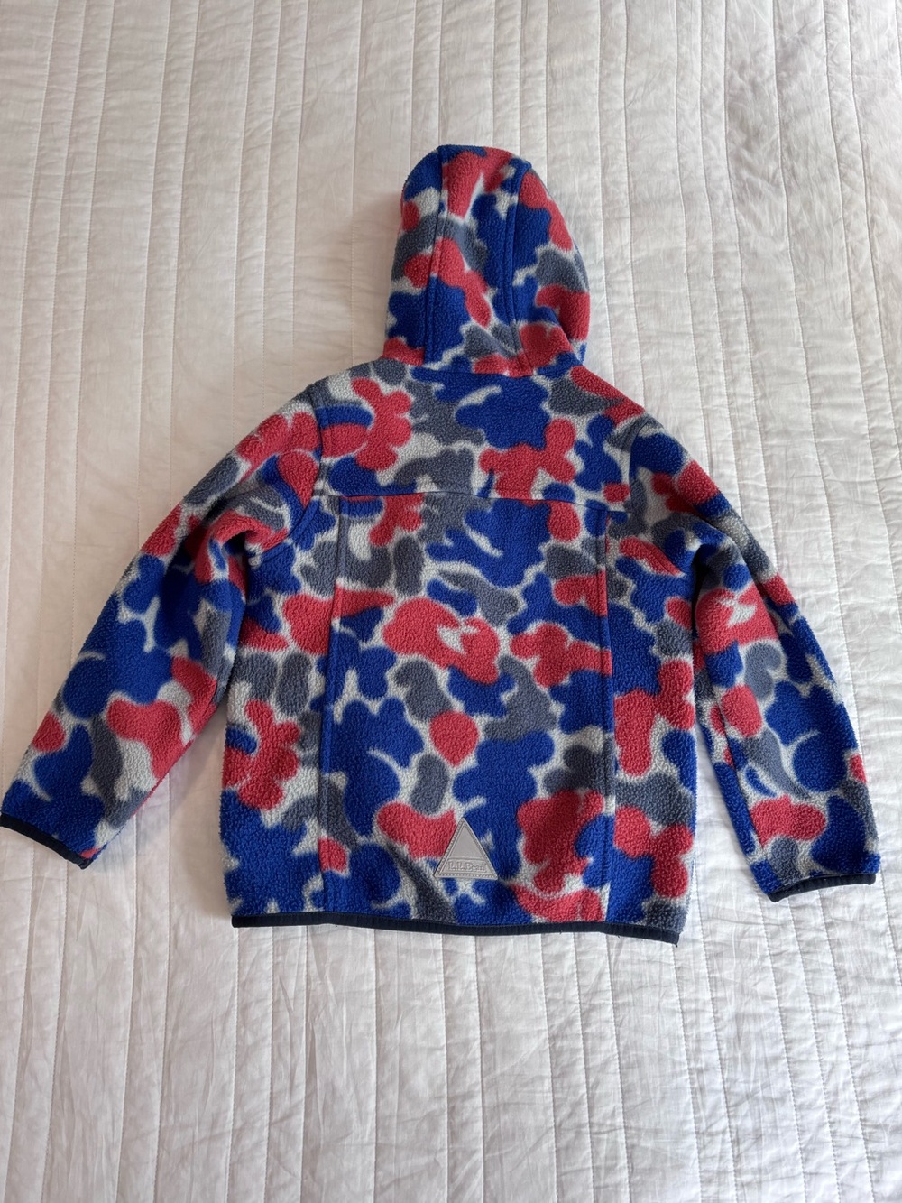LL Bean Retro Mountain Classic Fleece Hooded Jacket - Picture 2 of 5